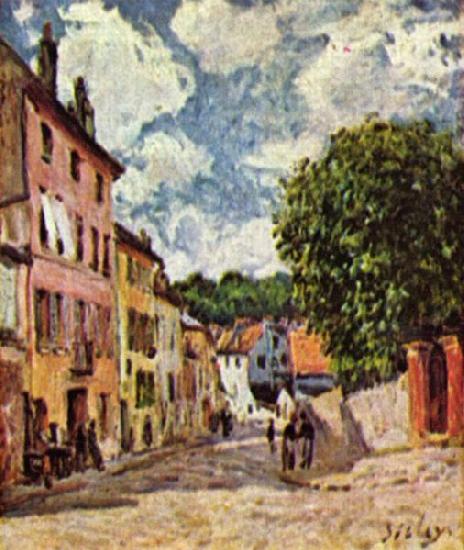 Alfred Sisley Strabe in Moret-Sur Loing oil painting image